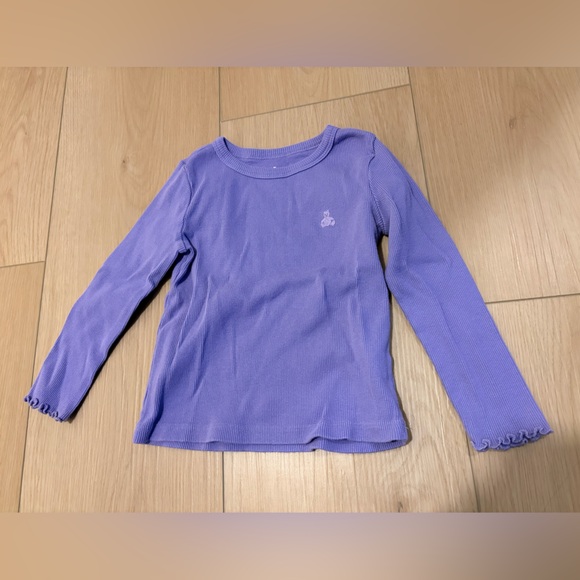 GAP Purple Ribbed Shirt - Picture 1 of 4